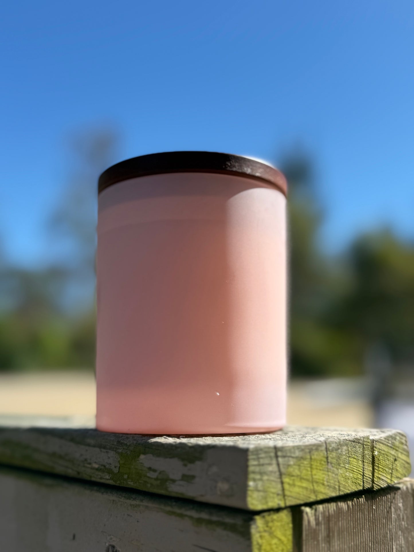 September Collection: Pink Matte Wooden Lids
